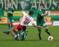 Joelinton Cassio Apolinario de Lira , Stefan Lainer und Stefan Schwab (c) GEPA Christian Ort