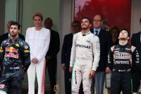 Podium Monaco 2016 (c) Force India F1 Team James Moy Photography