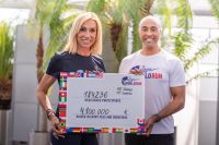 Anita Gerhardter und Colin Jackson (c) Wings for Life World Run